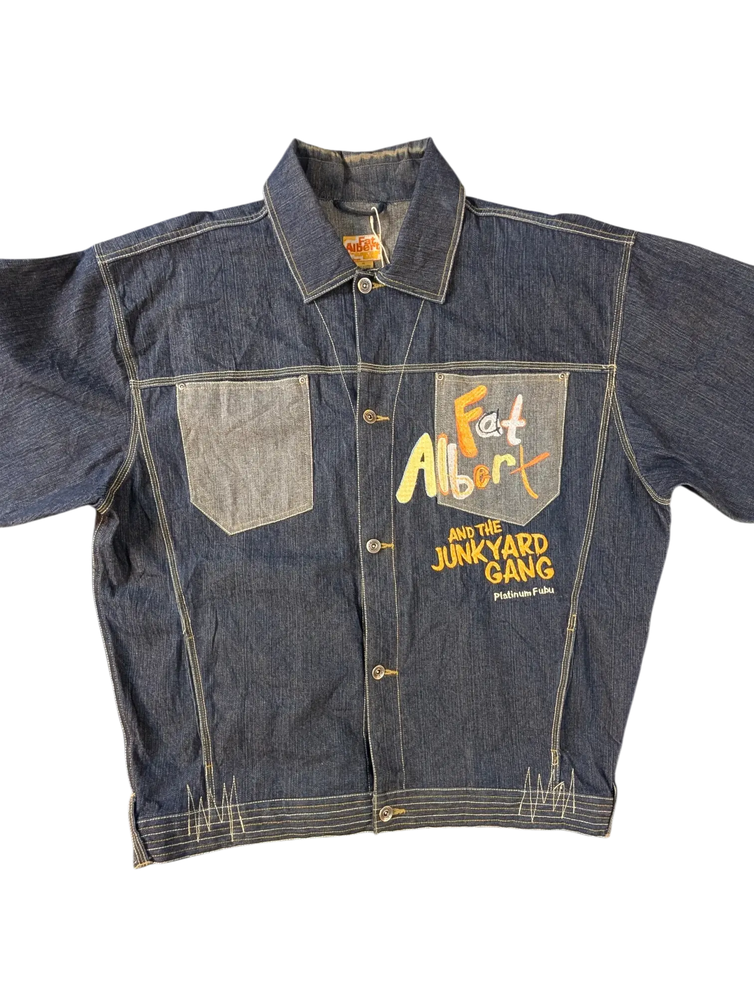 Platinum FUBU Denim Jacket | JAKE & IPI