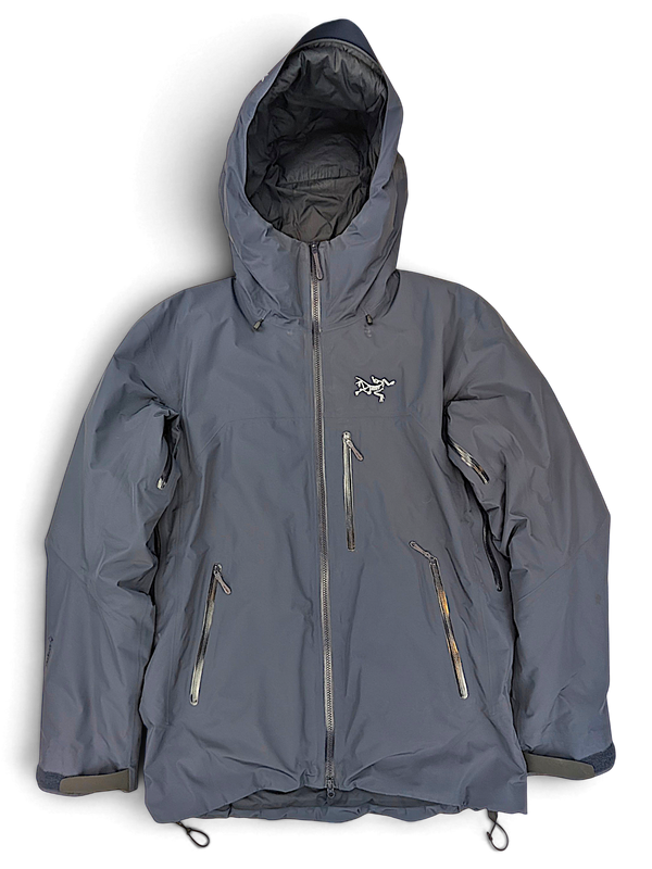 Dark blue Arc'teryx Beta Insulated Jacket from Ibe's personal archive, front view