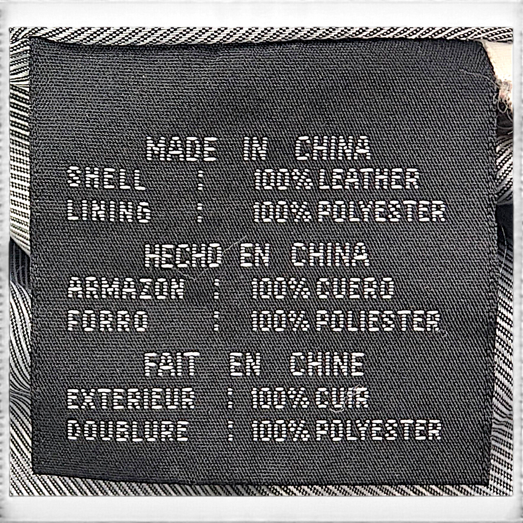 Colebrook & Co. Black Genuine Leather Double-Breasted Car Coat – Size Unmarked – detail view 7.