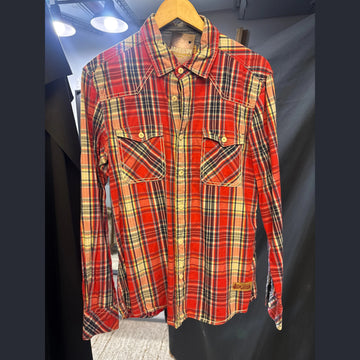 EDC Brand western checked shirt