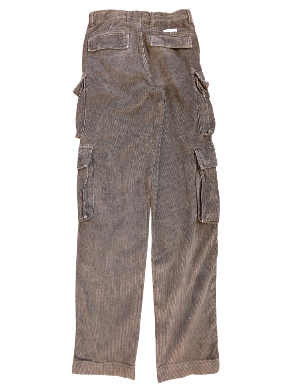 JAKE & IPI brown corduroy cargo pants with multiple pockets and a relaxed fit.