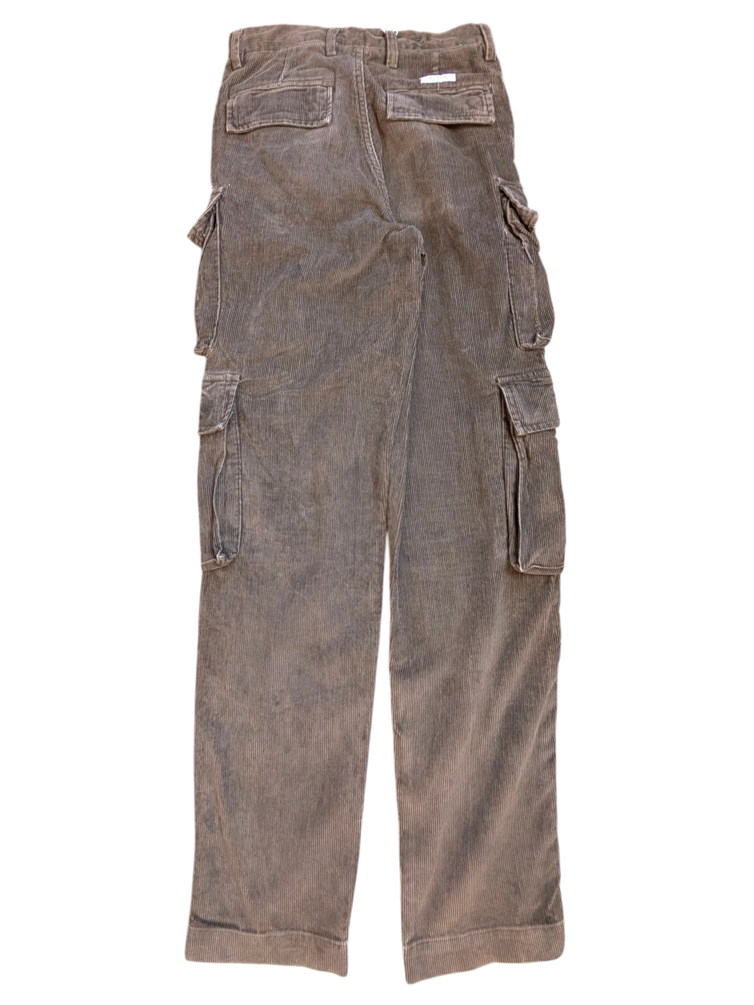 JAKE & IPI brown corduroy cargo pants with multiple pockets and a relaxed fit.