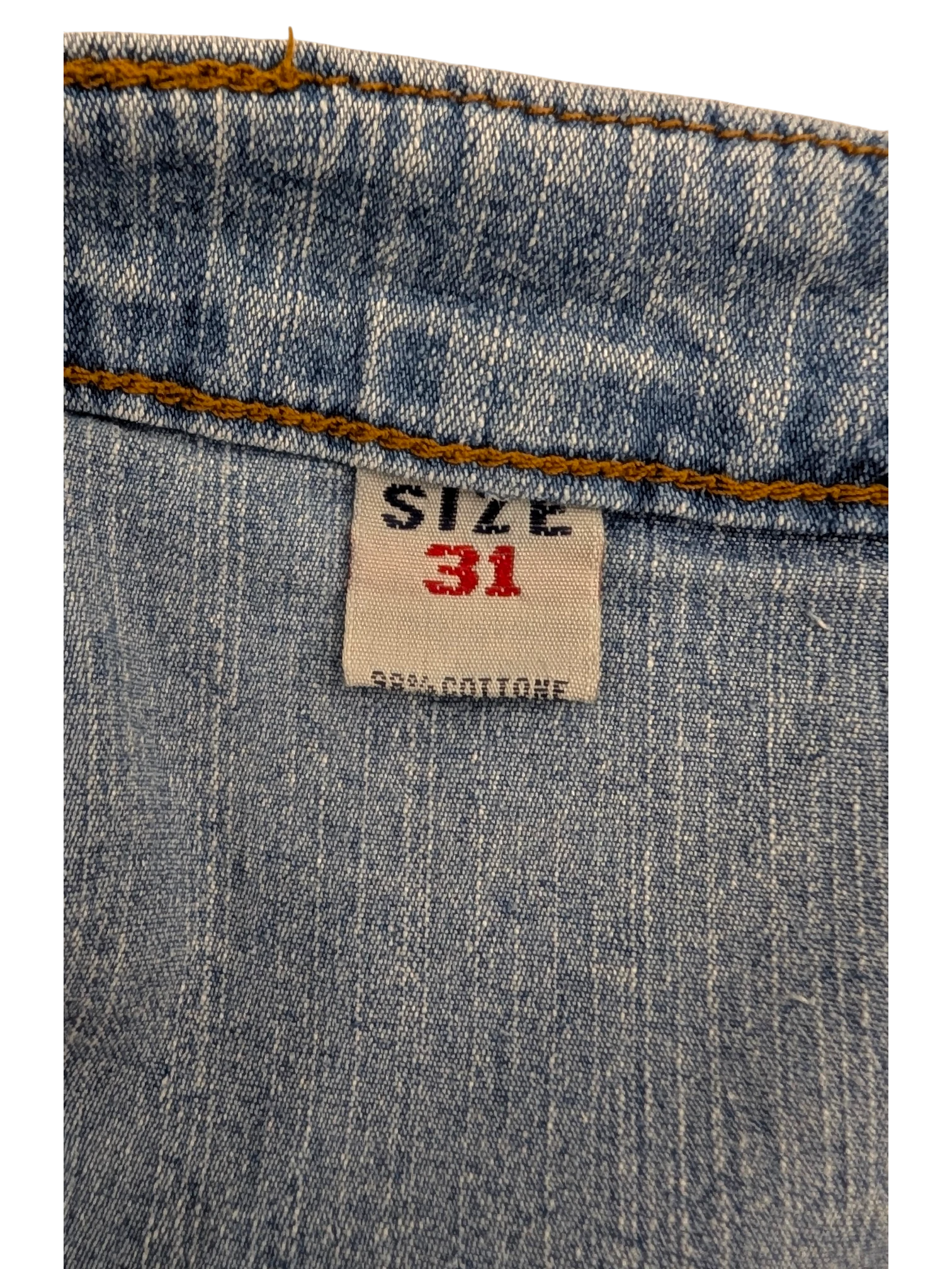 JAKE & IPI blue denim cargo jeans size 31 with cotton blend