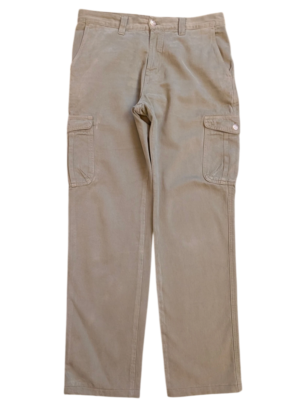 JAKE & IPI Carrera Cargo Pants in khaki cotton with multiple pockets and button closure. Size IT 46.