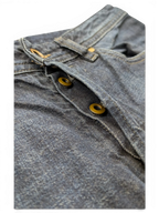 JAKE & IPI Diesel Buster jeans in dark wash denim with bronze button closure. W32 L30.