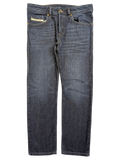 JAKE & IPI dark wash denim jeans, Buster fit, W32 L30, with classic five-pocket styling and a small Diesel logo tab.