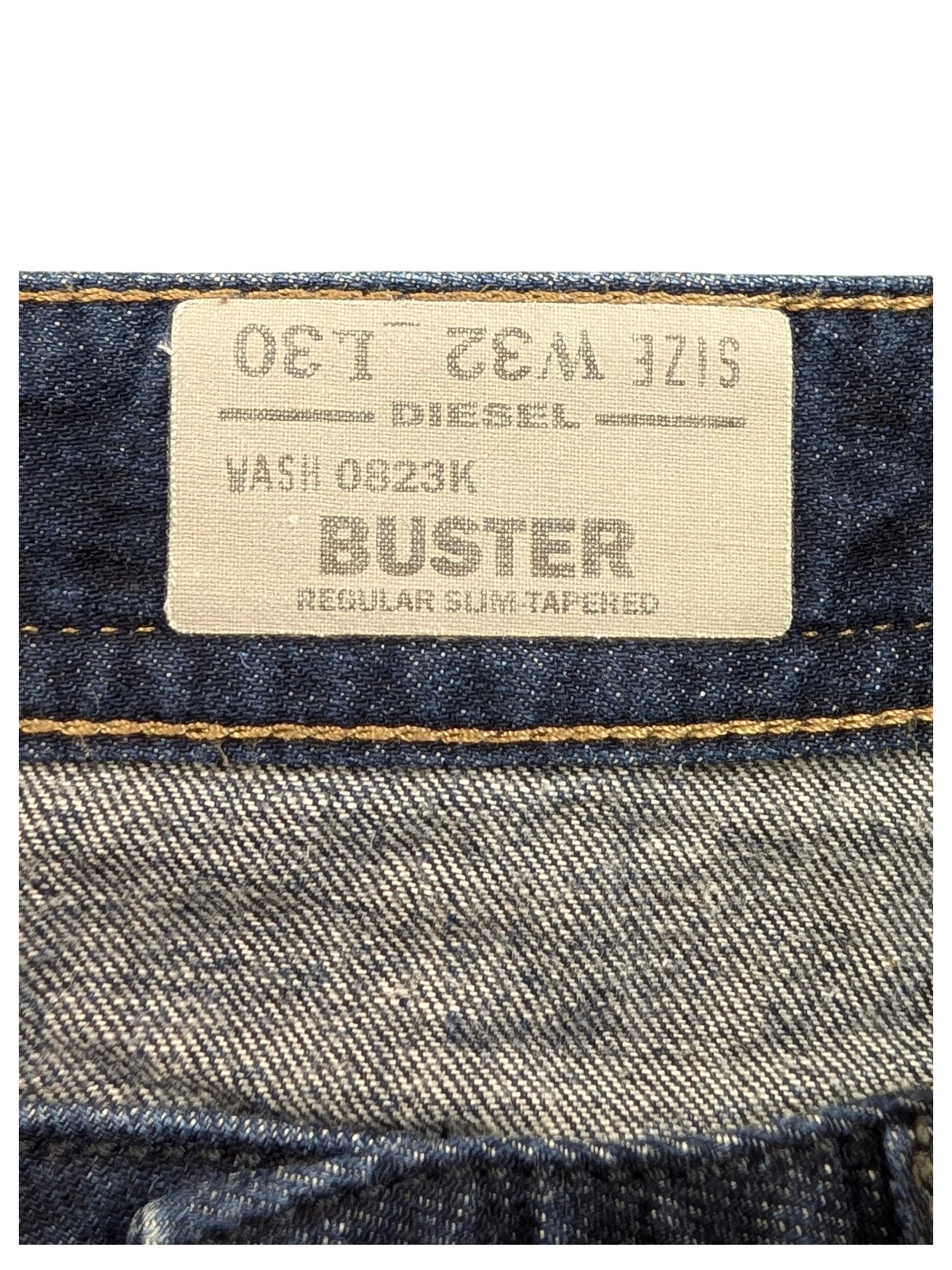 JAKE & IPI Diesel Buster jeans, size W32 L30, regular slim tapered fit, dark blue denim