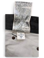 JAKE & IPI Diesel Darron jeans with 100% cow leather application detail.