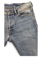 JAKE & IPI Diesel Dughan W29 L32 siniset farkut whiskering-kulutuksella ja haalistumalla.