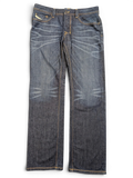 JAKE & IPI Diesel Larkee dark wash denim jeans with whiskering and fading, size W33 L32.