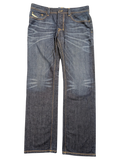 JAKE & IPI Diesel Larkee dark wash denim jeans with whiskering and fading, size W33 L32.