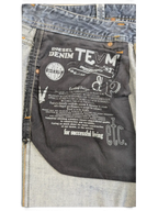 JAKE & IPI Diesel Larkee denim jeans with internal pocket detailing and branding.