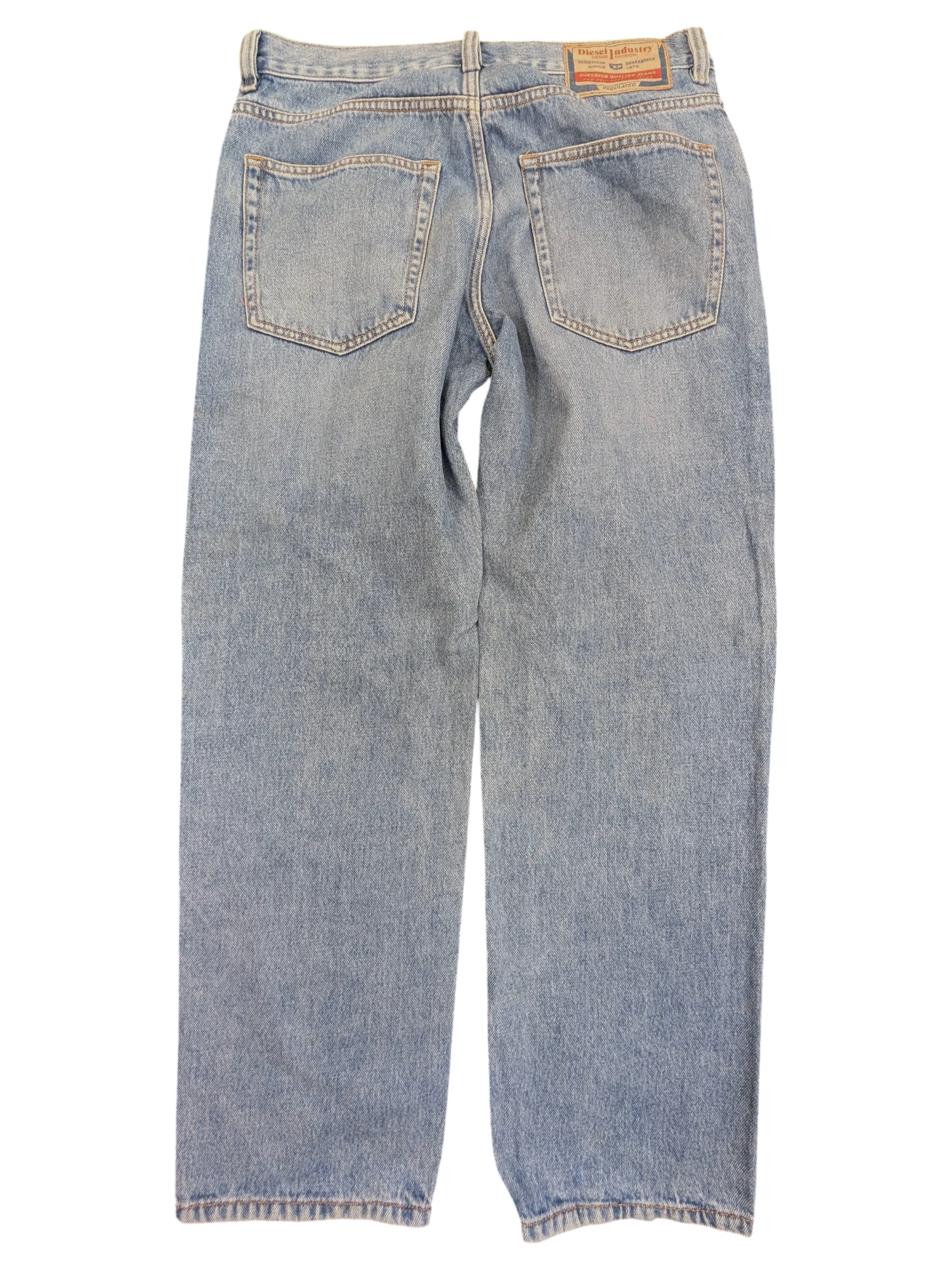 JAKE & IPI Diesel Library 2010 jeans, light wash denim, 5-pocket style, W30 L30