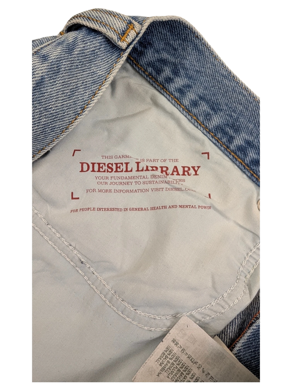 JAKE & IPI Diesel Library 2010 5 pocket jeans in light wash denim, W30 L30.