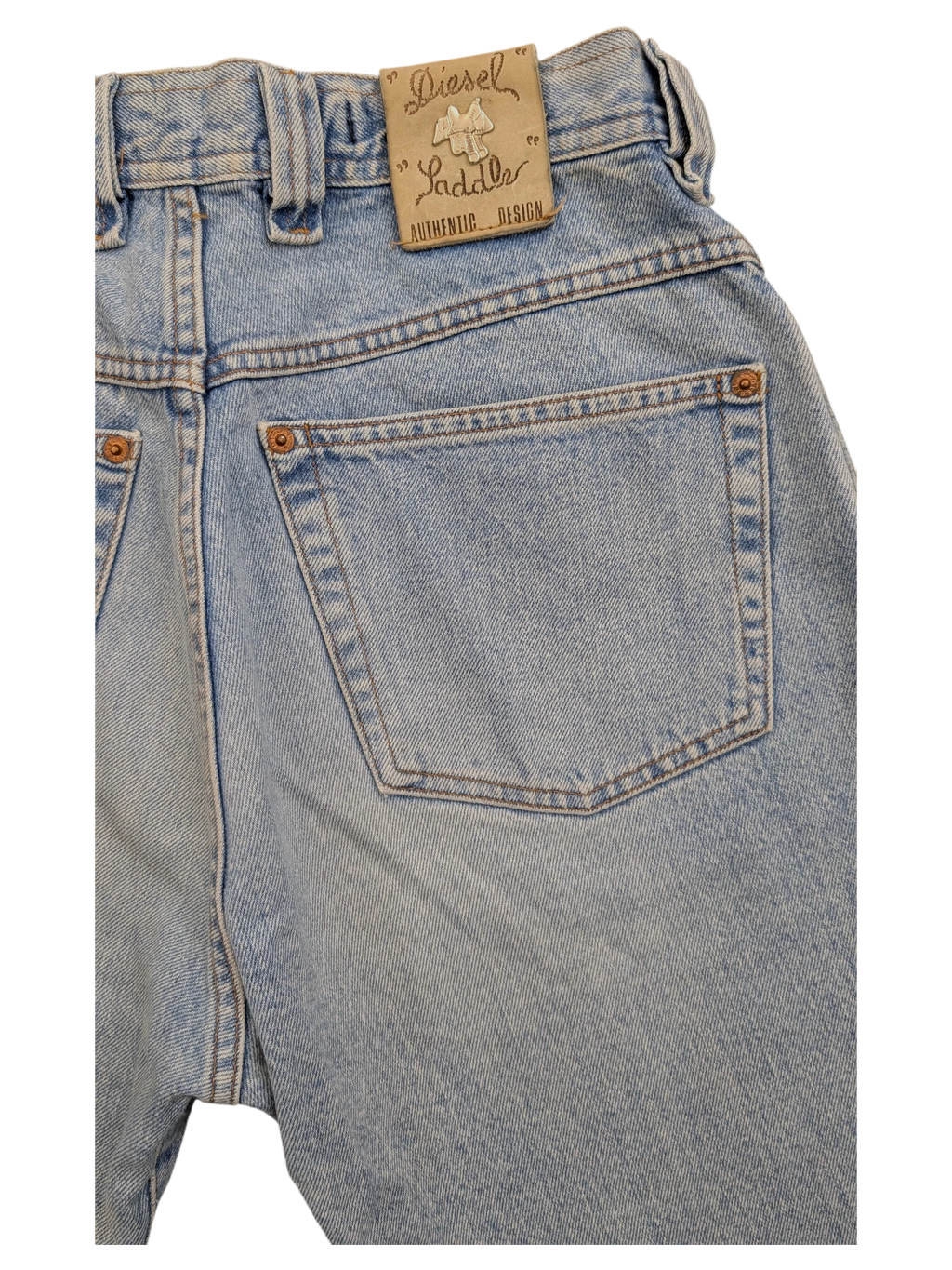 JAKE & IPI Diesel Modern Basic light wash denim jeans W28 L31 with leather patch