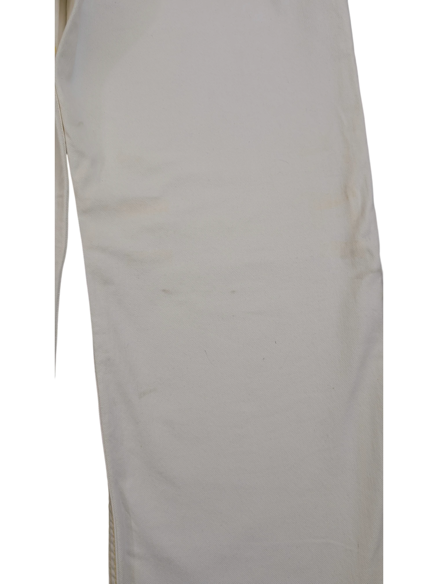 JAKE & IPI Diesel Rabox white denim jeans W34 L32 with minor faint stains.