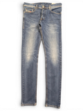 JAKE & IPI Diesel Tepphar blue denim jeans W32 L34 with button fly and distressed detailing.