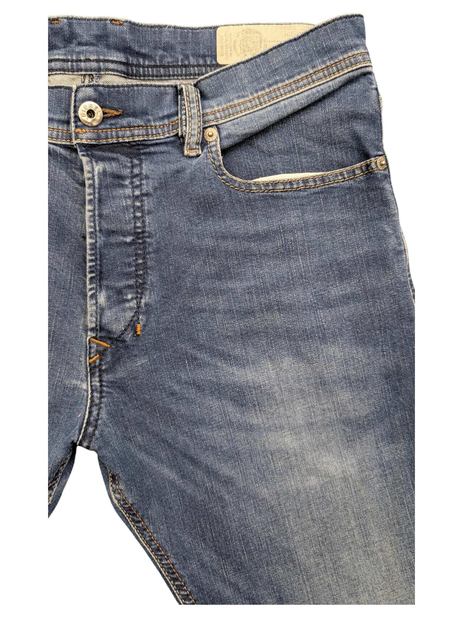 JAKE & IPI Diesel Tepphar blue denim jeans W32 L34 with button fly and pocket detail