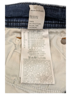 JAKE & IPI Diesel Tepphar -farkut, sininen denim, 98 % puuvillaa, 2 % elastaania. Hoito-ohjelappu näkyvissä.