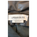JAKE & IPI Urban Bliss mustan laskostetun keinonahkaminihameen merkkilappu