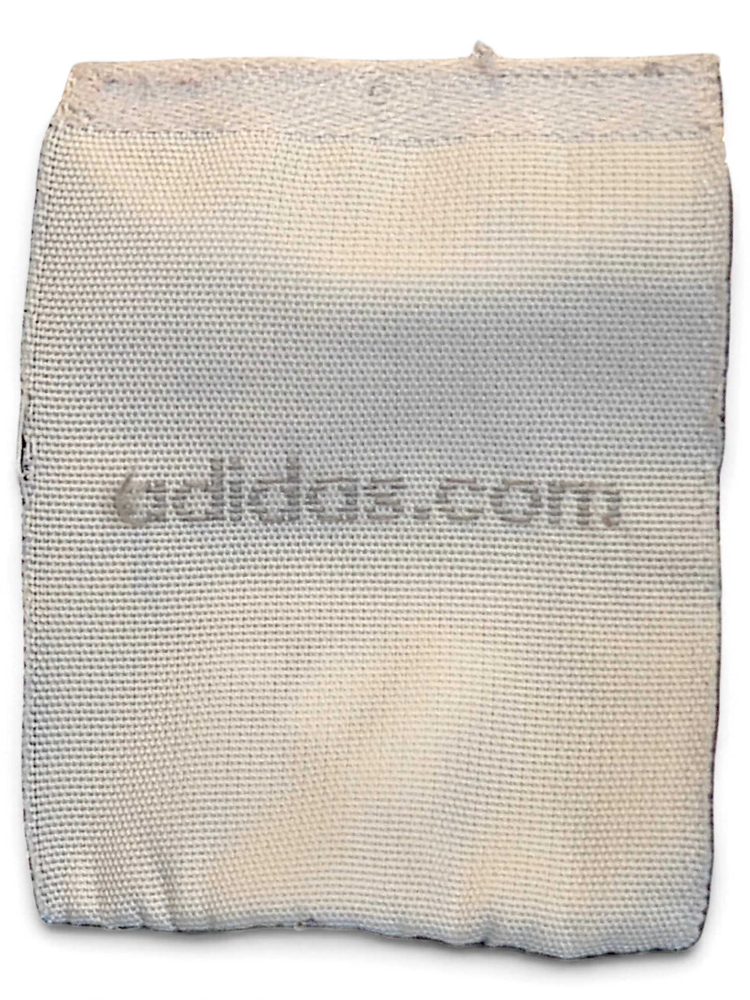 JAKE & IPI white adidas.com brand clothing label tag on dark grey track pants