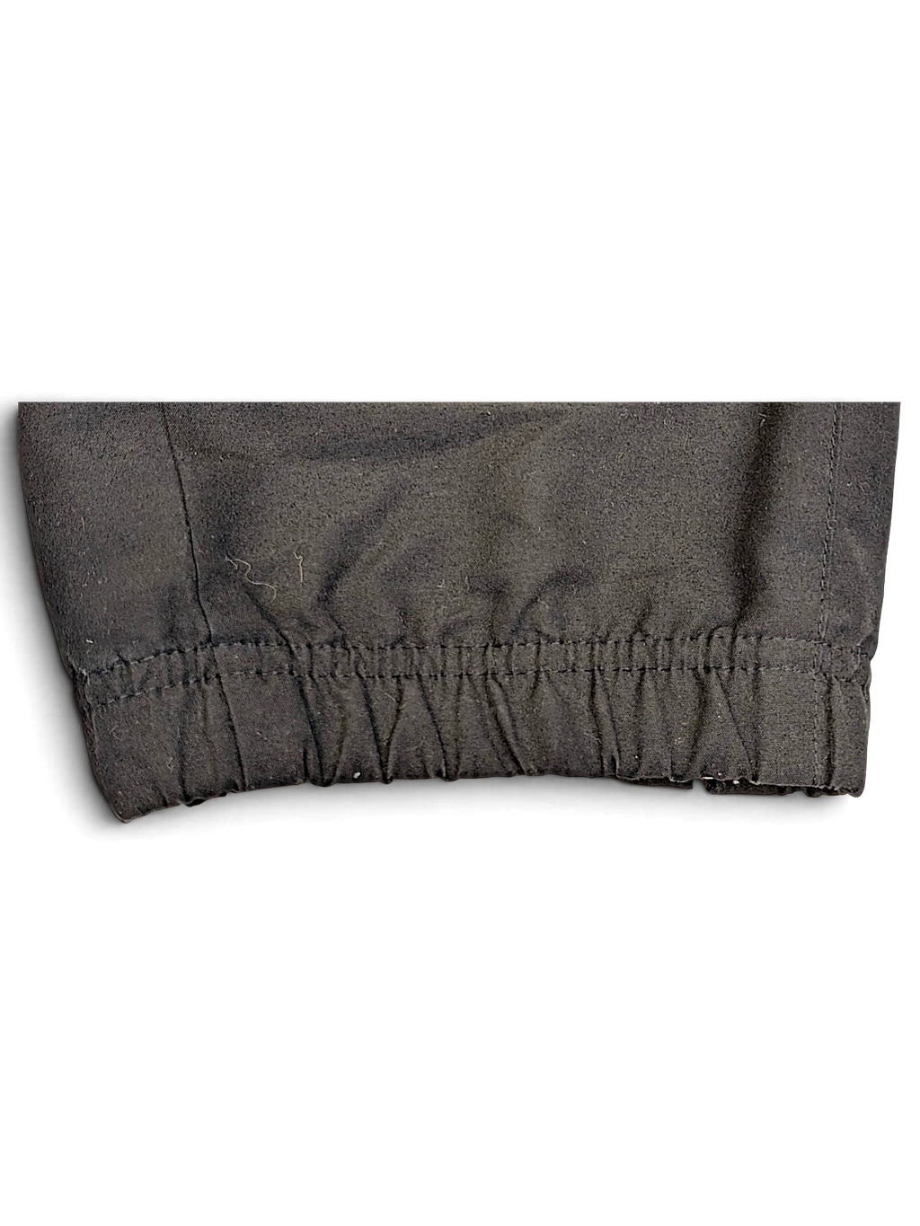 JAKE & IPI adidas black track pants featuring an elasticated tapered leg cuff detail