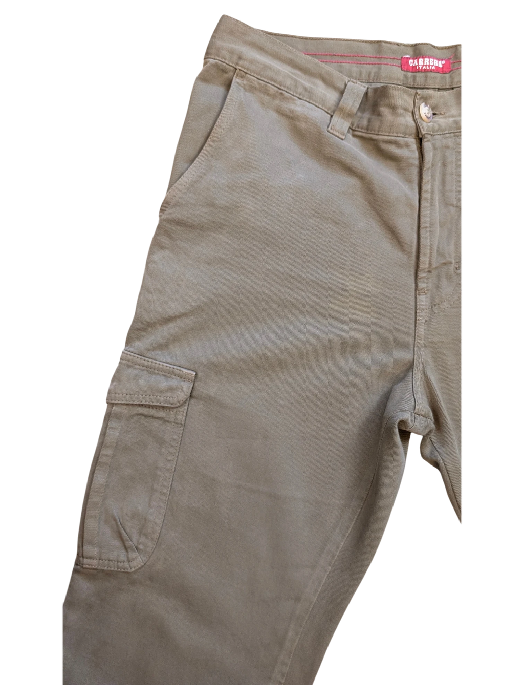 JAKE & IPI Carrera cargo pants in a taupe color, featuring a classic fit and multiple pockets.