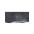 JAKE & IPI Closed denim jeans featuring a distressed frayed hem detail on dark blue cotton fabric.
