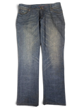 JAKE & IPI Cross Jeanswear co blue denim jeans with a faded wash and classic five-pocket design
