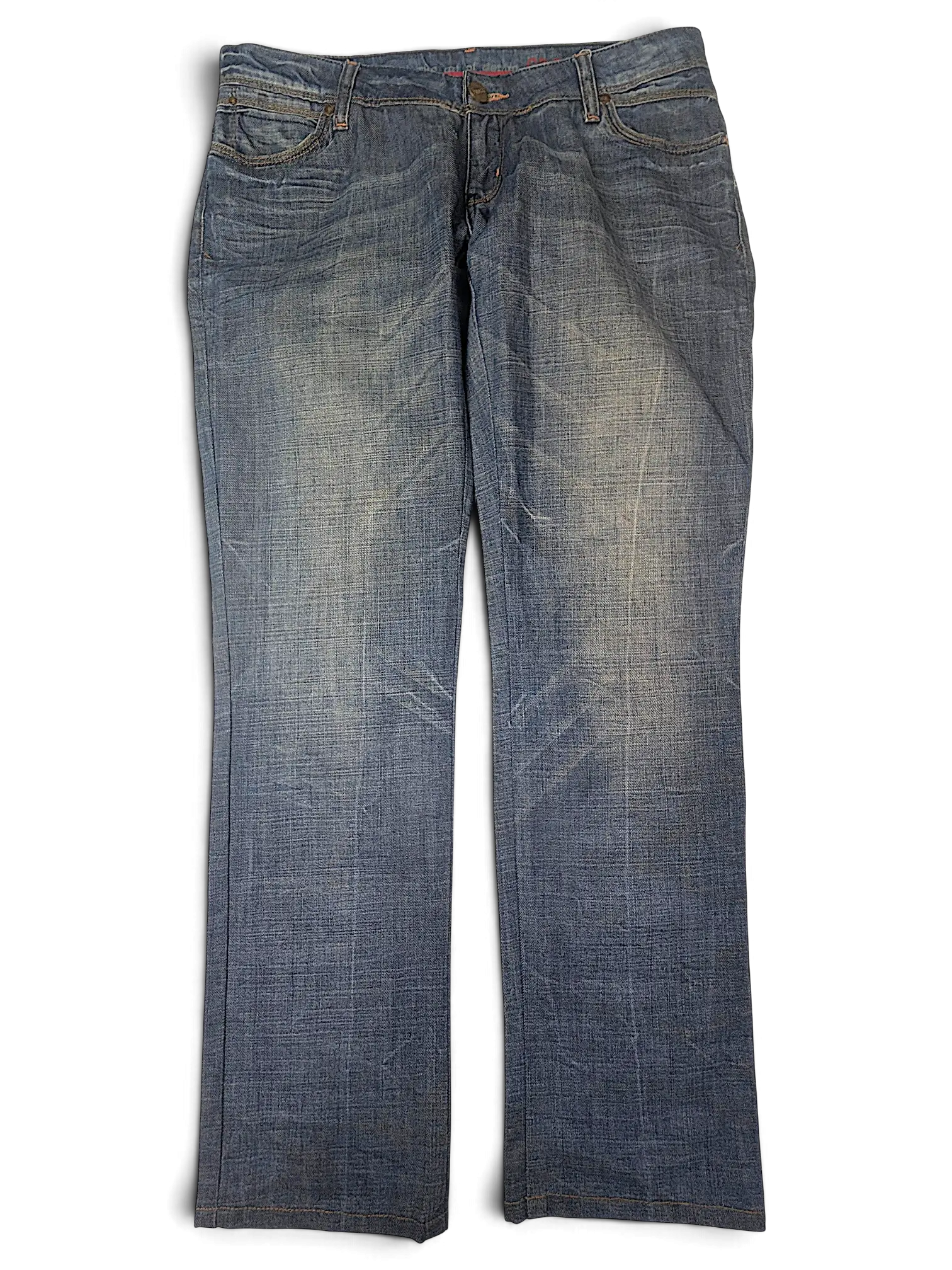 JAKE & IPI Cross Jeanswear co blue denim jeans with a faded wash and classic five-pocket design