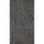 JAKE & IPI tummanharmaa farkkutakki kolmella rintataskulla ja nappikiinnityksellä.
