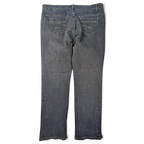 JAKE & IPI Miss Natalie MN Denim Division tummat farkut, takataskujen kirjailu ja hopeiset niitit