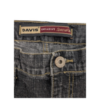 JAKE & IPI Davis Model 6051 dark wash denim jeans with button fly and branded button.