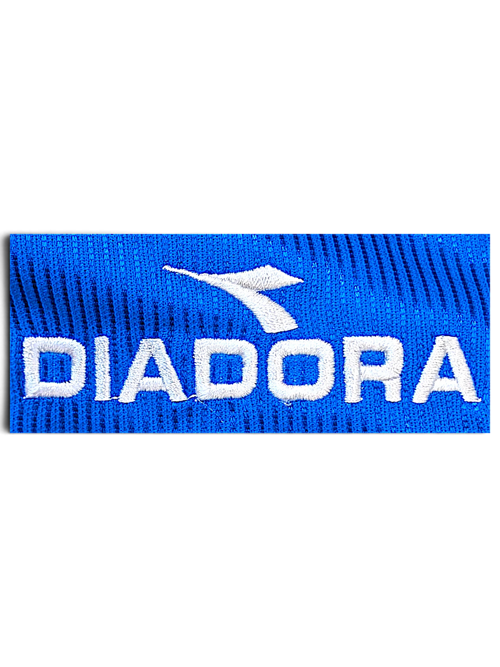 JAKE & IPI Diadora Real royal-blue football shorts with embroidered white logo