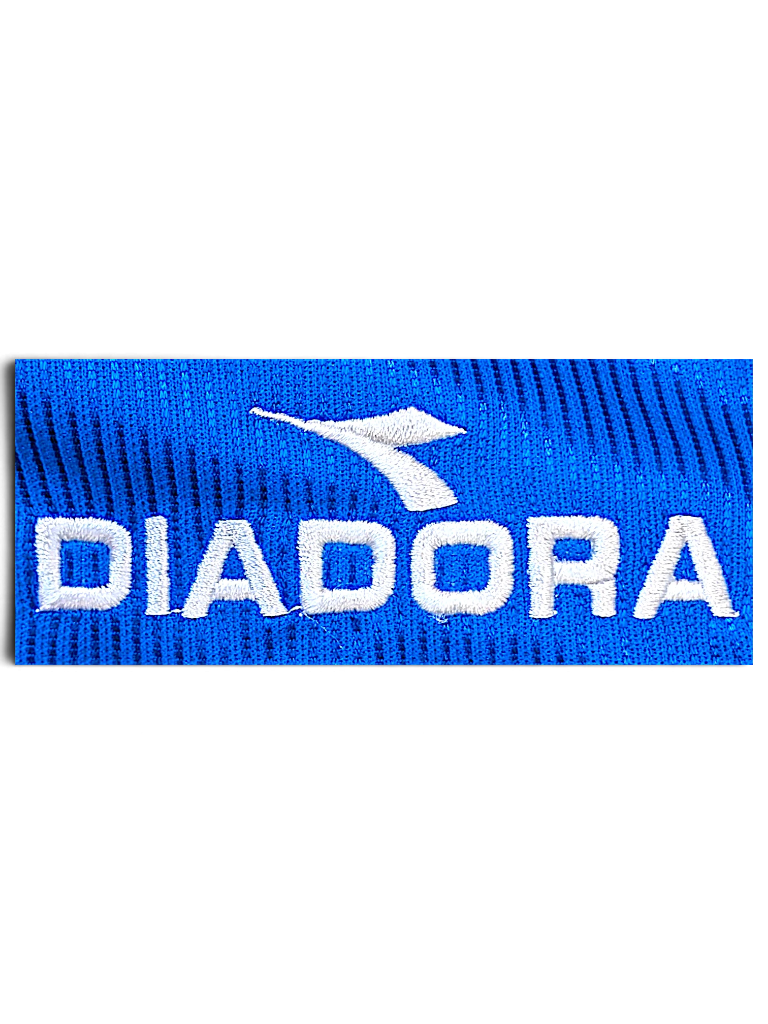 JAKE & IPI Diadora Real royal-blue football shorts with embroidered white logo