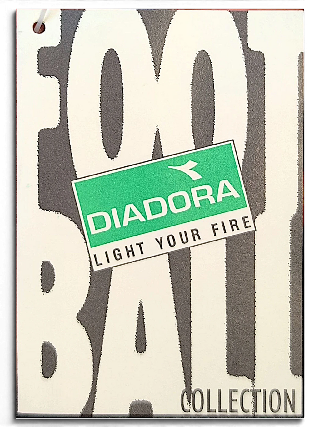 JAKE & IPI vintage Diadora Light Your Fire Football Collection hangtag