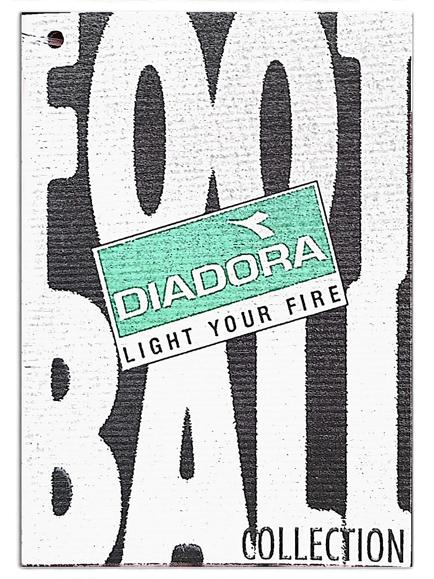 JAKE & IPI vintage Diadora Light Your Fire Football Collection hangtag