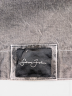 JAKE & IPI Diddy denim jacket in charcoal grey with Sean John logo patch.