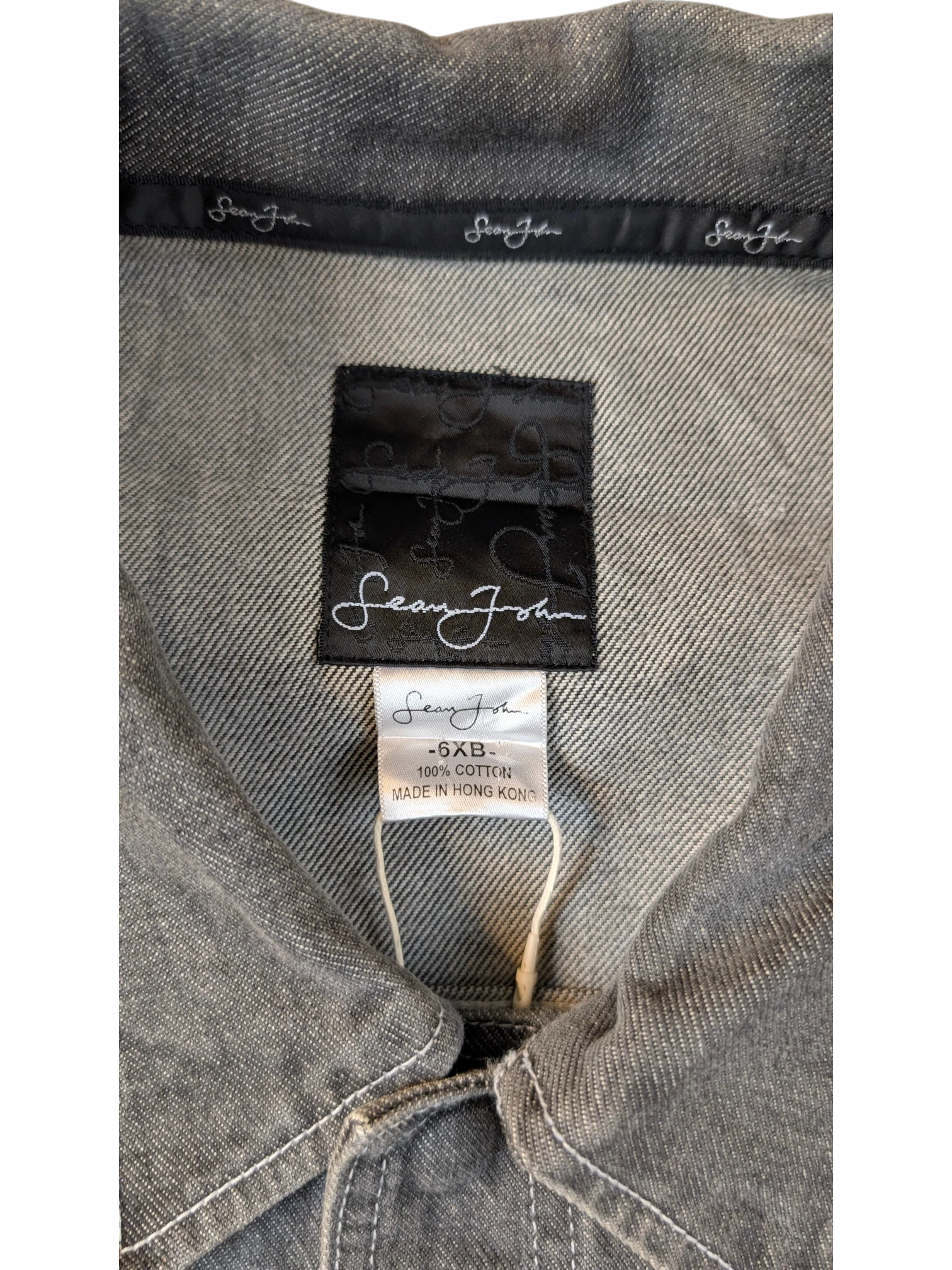 JAKE & IPI Diddy denim jacket in grey, made from 100% cotton.