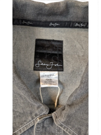 JAKE & IPI Diddy denim jacket in grey, made from 100% cotton.