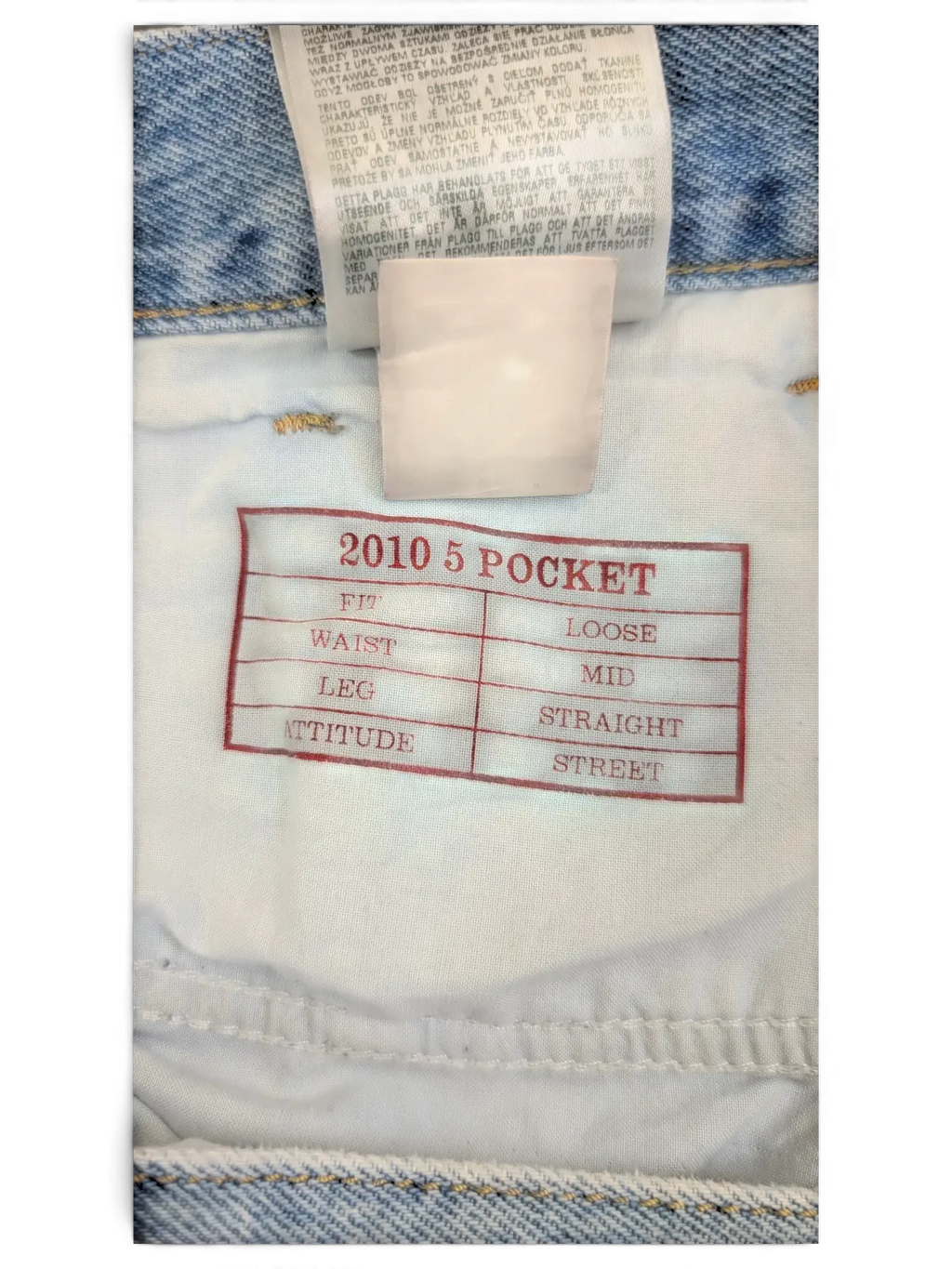 JAKE & IPI Diesel Library 2010 5 Pocket jeans, W30 L30, loose mid straight street fit, blue denim