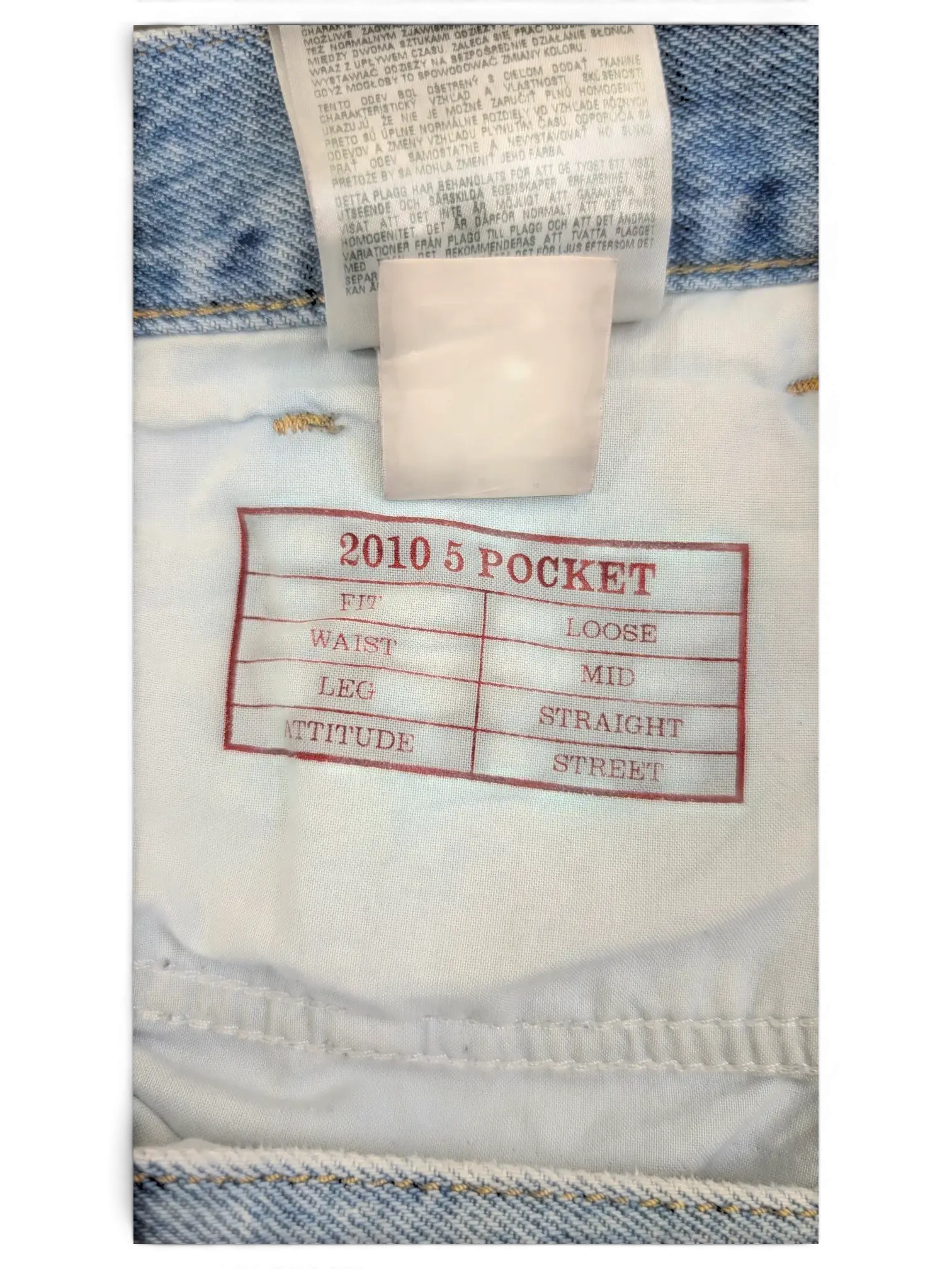JAKE & IPI Diesel Library 2010 5 Pocket jeans, W30 L30, loose mid straight street fit, blue denim