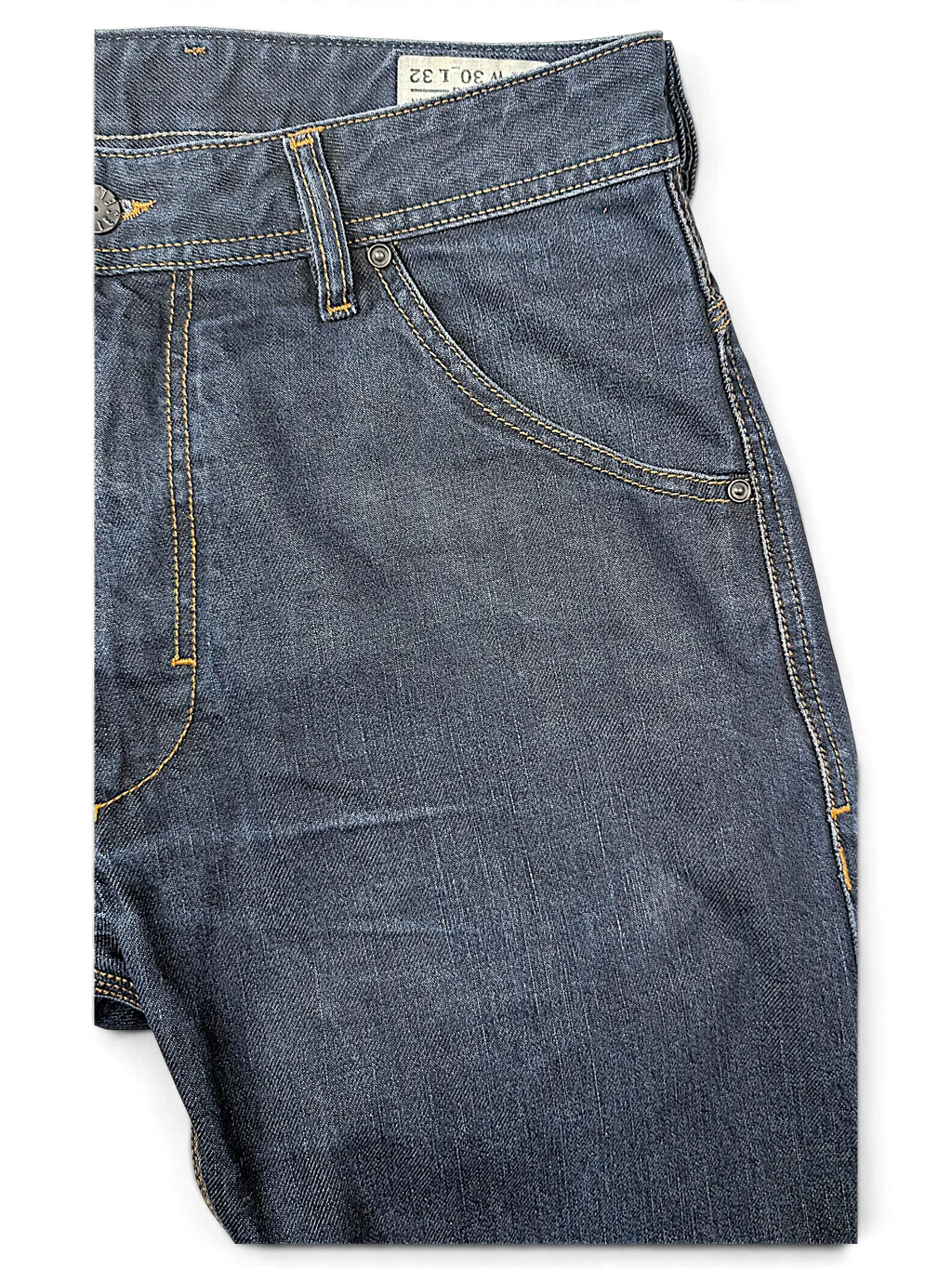 JAKE & IPI Diesel Krooley dark wash denim jeans with contrast stitching and classic five-pocket construction