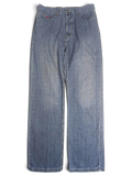 JAKE & IPI Diesel vintage blue denim jeans with a classic button fly and relaxed Y2K fit.