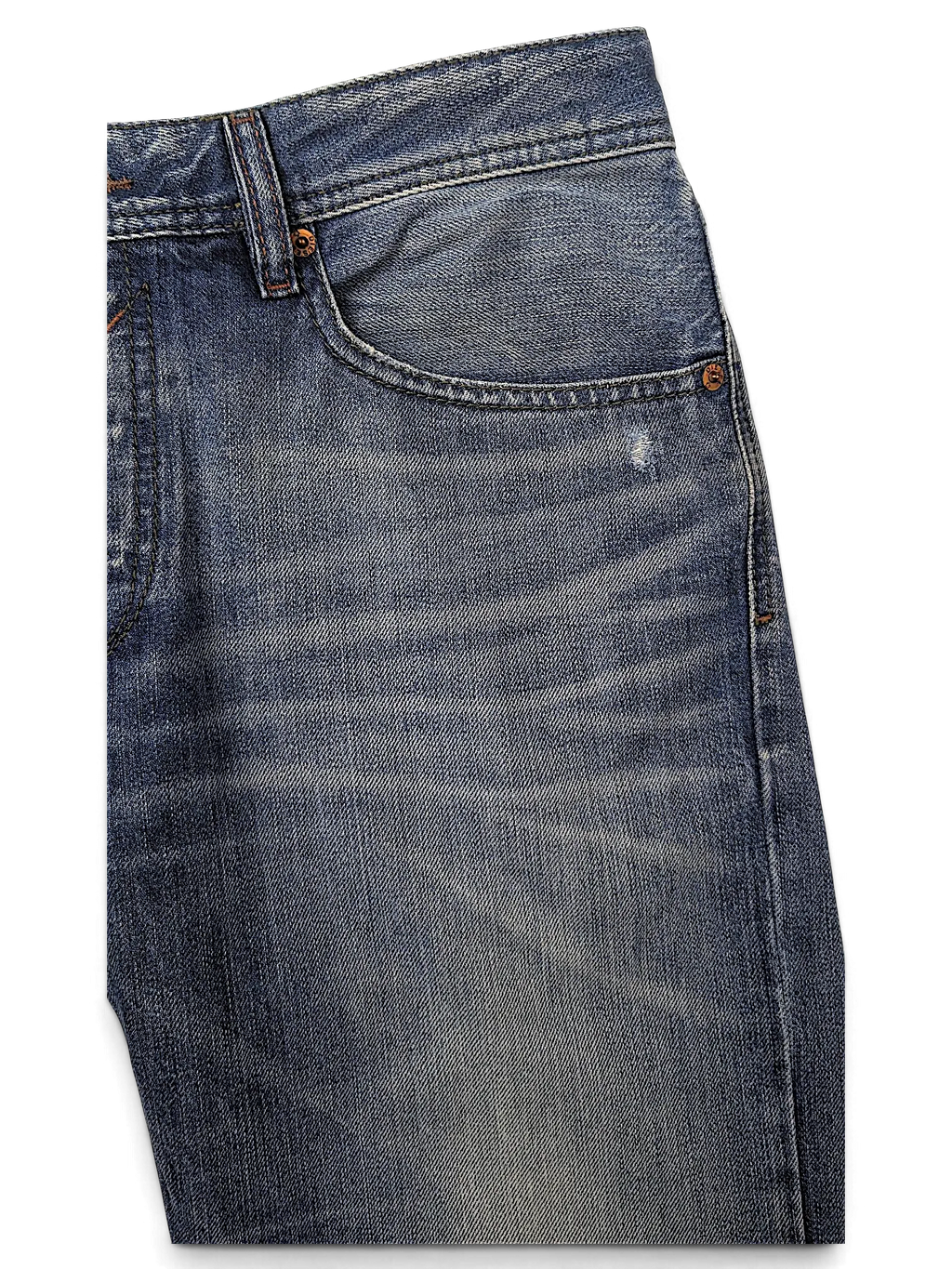 JAKE & IPI Diesel Waykee blue denim jeans featuring a classic five-pocket construction and faded wash detail.
