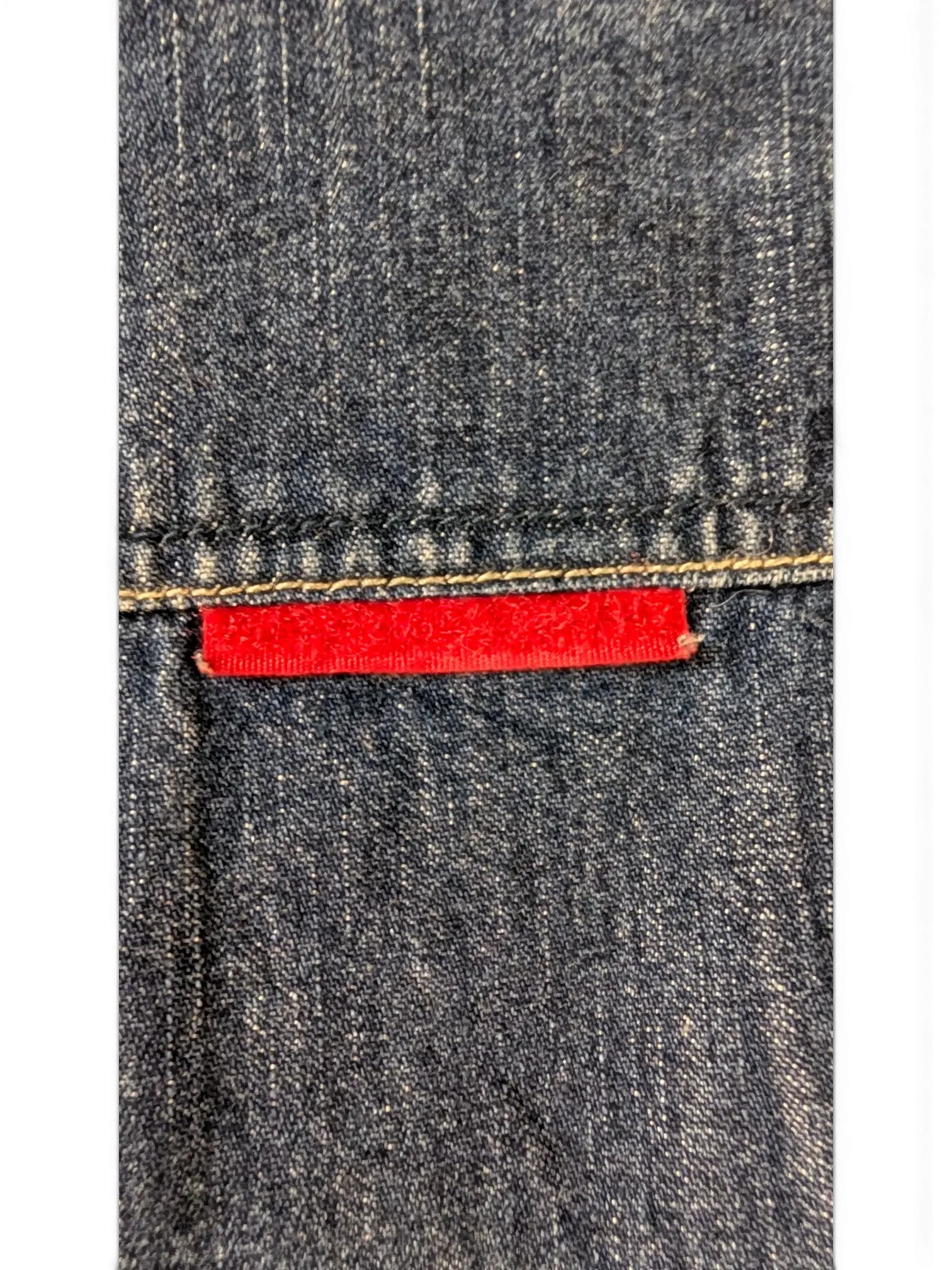 JAKE & IPI Ecko denim jacket with red accent tag