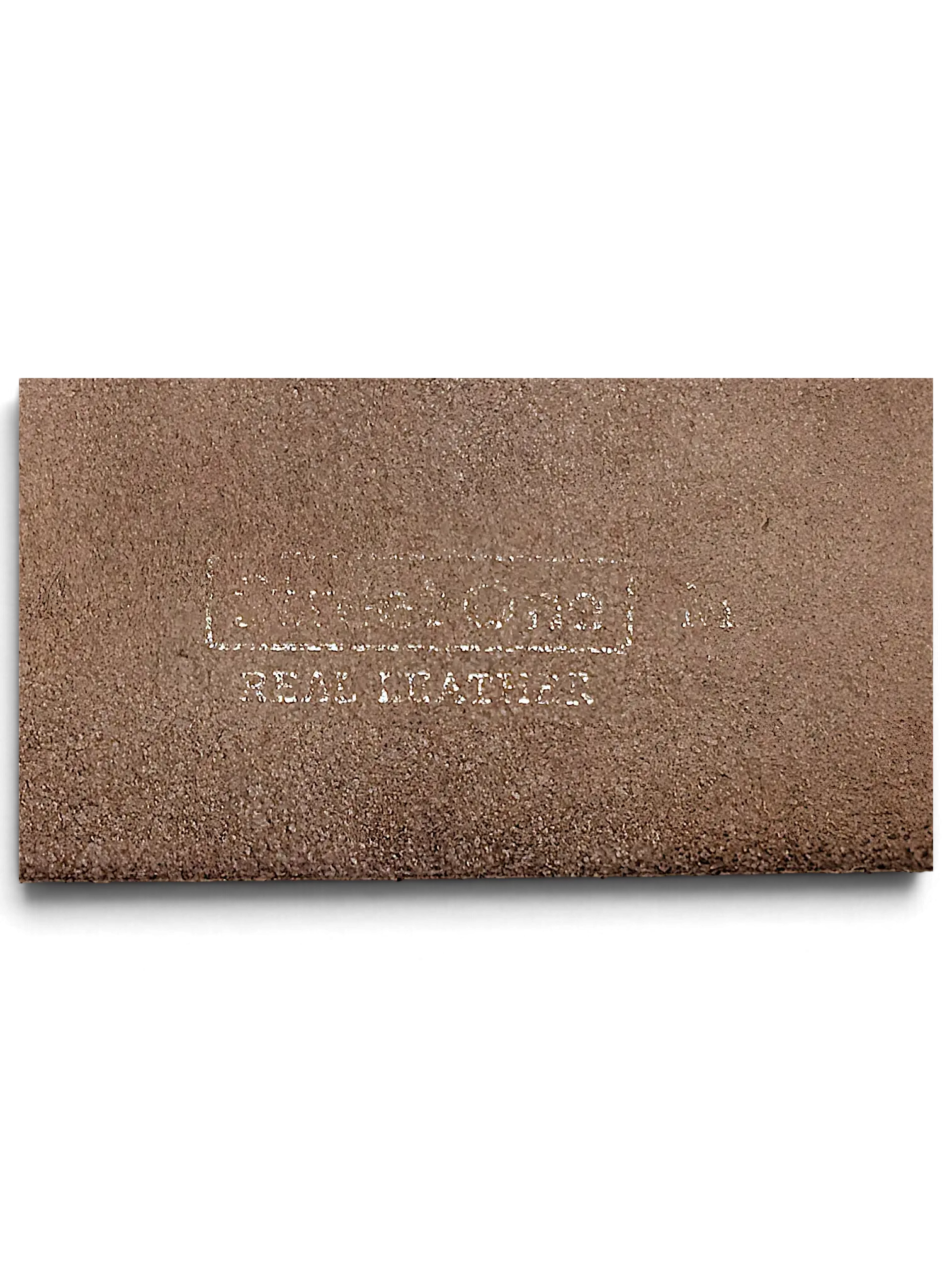JAKE & IPI Street One grey real leather belt with embossed branding detail on the textured surface