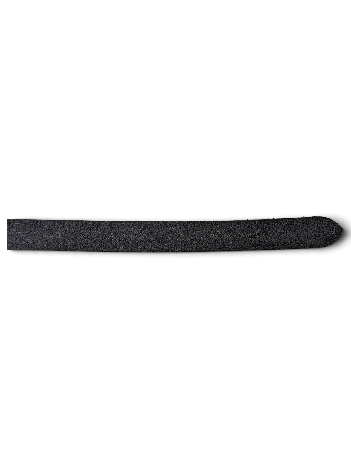 JAKE & IPI Joss grey suede leather belt with a textured finish and evenly spaced adjustment holes