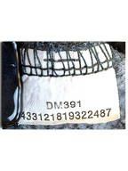 JAKE & IPI Lake Ann Brewing CO hoodie interior label with product code DM391 on grey fleece lining