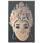 JAKE & IPI black cotton t-shirt featuring a distressed graphic print of Janelle Monáe as The ArchAndroid